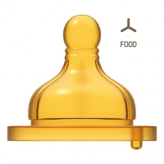 Nipple Rubber Food Flow 6M + 2Pcs. Nipple Rubber Food Flow 6M + 2Pcs.
