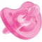 Pacifier All Silicone Pink 0-6M 