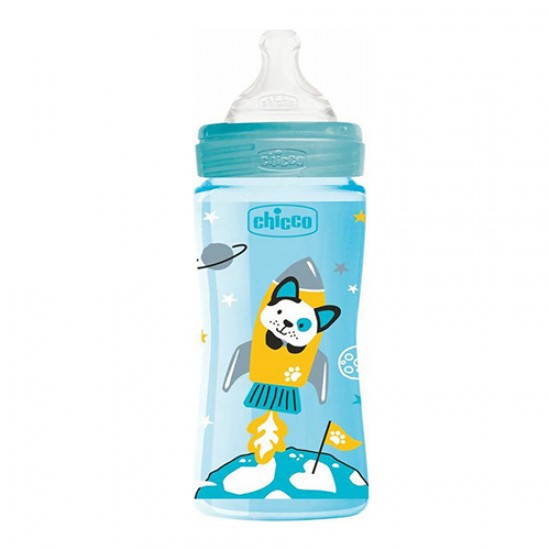 Plastic Bottle With Silicone Nipple Ciel 330ml 4M + Plastic Bottle With Silicone Nipple Ciel 330ml 4M +