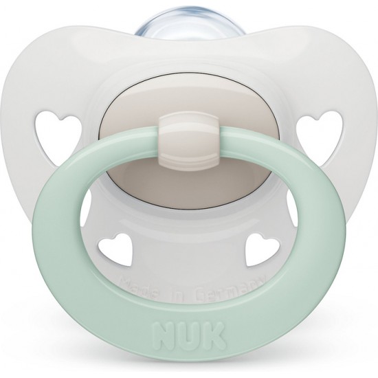 Pacifier With Silicone Nipple 0-6M + Signature In 3 Colors