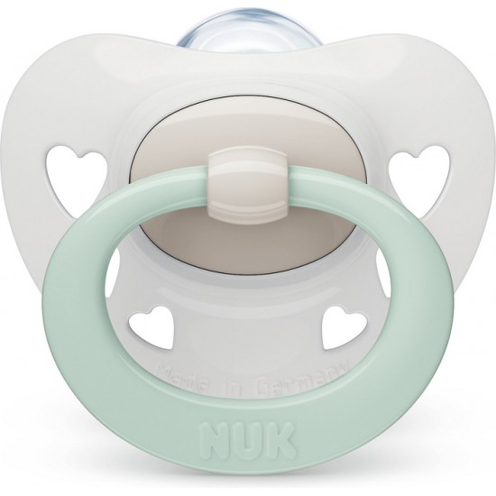 Pacifier With Silicone Nipple 0-6M + Signature In 3 Colors Pacifier With Silicone Nipple 0-6M + Signature In 3 Colors