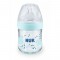 Glass Baby Bottle With Silicone Nipple S 120ml In 2 Colors