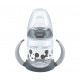 Educational Baby Bottle With Handles 6-18M 150ml In 2 Colors Educational Baby Bottle With Handles 6-18M 150ml In 2 Colors