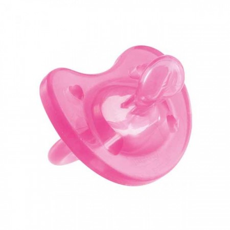 All Silicone Sucker PINK 6-16M +