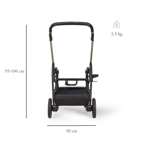 Stroller Electa Quattro Chelsea Grey Με Cab Stroller Electa Quattro Chelsea Grey Με Cab