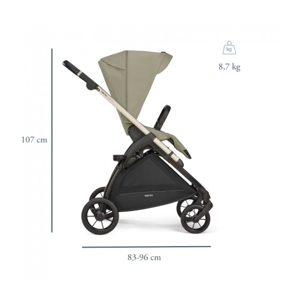Stroller Electa Quattro Chelsea Grey Με Cab Stroller Electa Quattro Chelsea Grey Με Cab