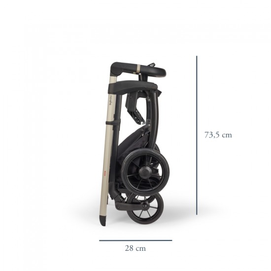 Stroller Electa Quattro Chelsea Grey Με Cab Stroller Electa Quattro Chelsea Grey Με Cab