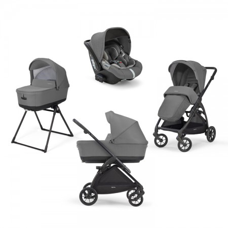 Stroller Electa Quattro Chelsea Grey Με Cab