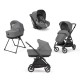 Stroller Electa Quattro Chelsea Grey Με Cab Stroller Electa Quattro Chelsea Grey Με Cab
