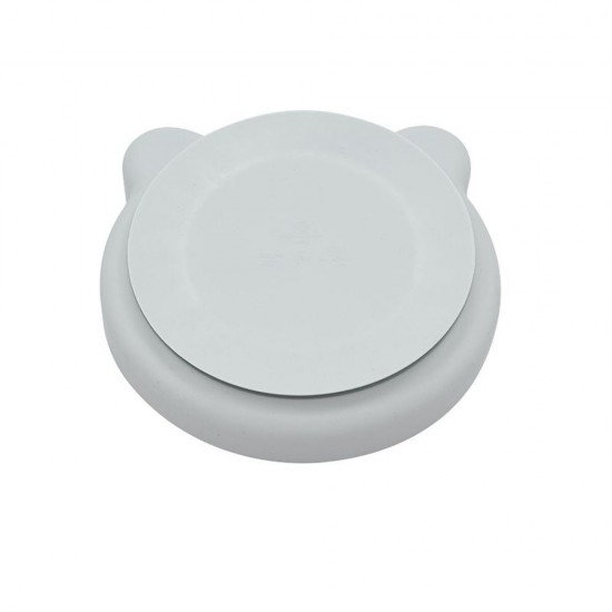 B-Suction plate Bear Grey B-Suction plate Bear Grey