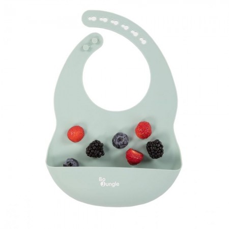 Blue Silicone bib