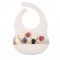 Gray Silicone bib