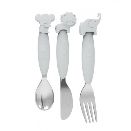 Bo Jungle B-Spoon Set Metallic Grey