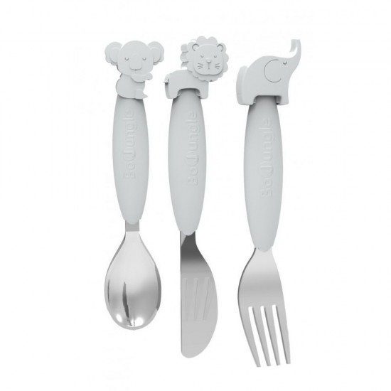 Bo Jungle B-Spoon Set Metallic Grey Bo Jungle B-Spoon Set Metallic Grey