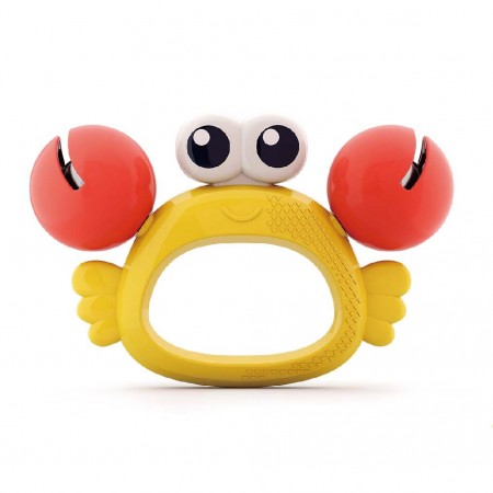 Baby Rattle Crab Yellow