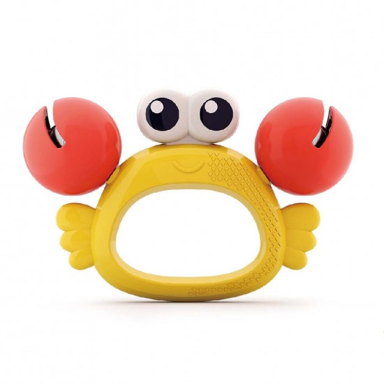 Baby Rattle Crab Yellow Baby Rattle Crab Yellow