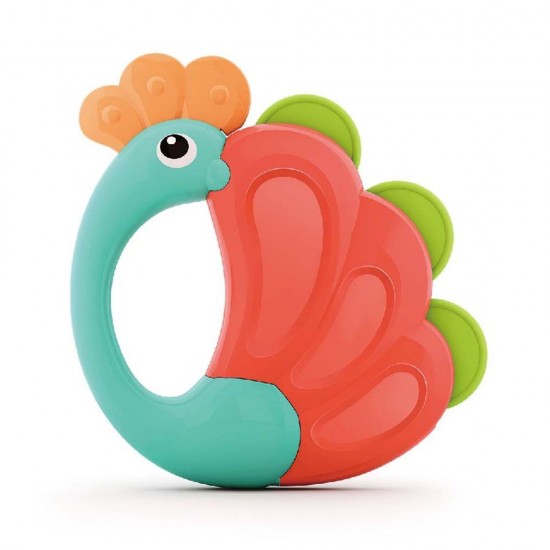 Baby Rattle Peacock Colorful Baby Rattle Peacock Colorful