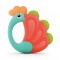 Baby Rattle Peacock Colorful