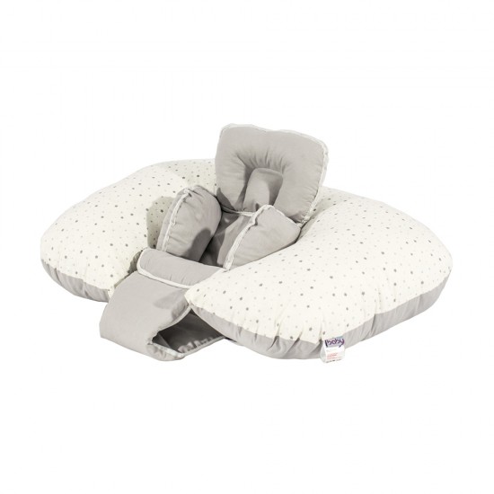 Mini Relax Nursing Pillow 2 in 1 Grey Stars Mini Relax Nursing Pillow 2 in 1 Grey Stars