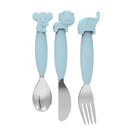 Bo Jungle B-Spoon Set Metallic Blue Bo Jungle B-Spoon Set Metallic Blue