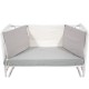 Gray-White Double Sided Baby Bed Pad