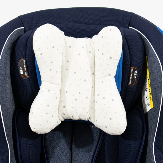Pillow For Stroller & Car Seat Grey Stars Pillow For Stroller & Car Seat Grey Stars