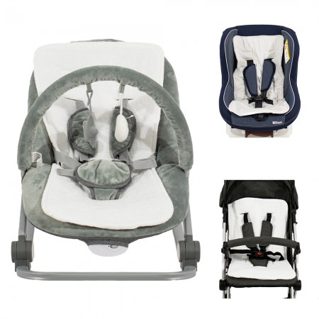 Stroller Mattress, Car Seat And Relax 3 In 1 Gray