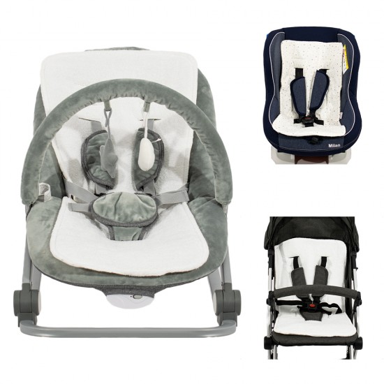 Stroller Mattress, Car Seat And Relax 3 In 1 Gray Stars
