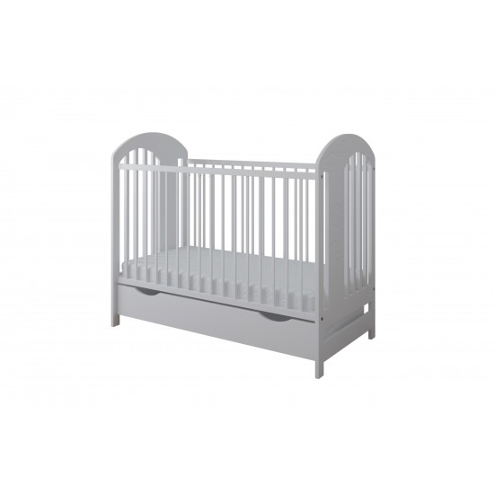 Pumba Bed With Drawer White Pumba Bed With Drawer White