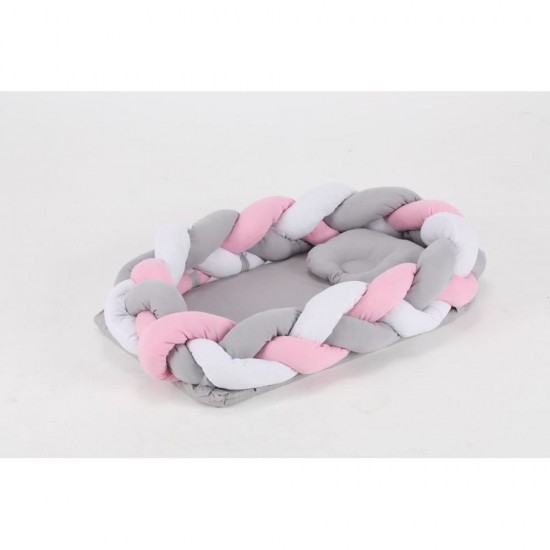 Braid Bednest Baby Nest Pink Braid Bednest Baby Nest Pink