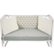 Gray Stars Baby Bed Pad Gray Stars Baby Bed Pad