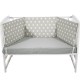 Gray Stars Baby Bed Pad Gray Stars Baby Bed Pad