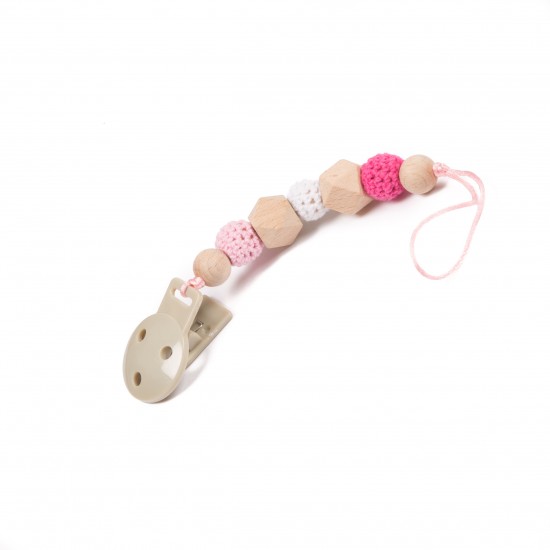 Pacifier Chain Pink Pacifier Chain Pink