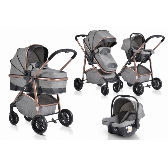 Baby Stroller Milan Grey Baby Stroller Milan Grey