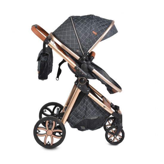 Baby Stroller 3 in 1 Alma Black Baby Stroller 3 in 1 Alma Black