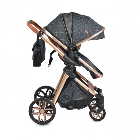 Baby Stroller 3 in 1 Alma Black Baby Stroller 3 in 1 Alma Black