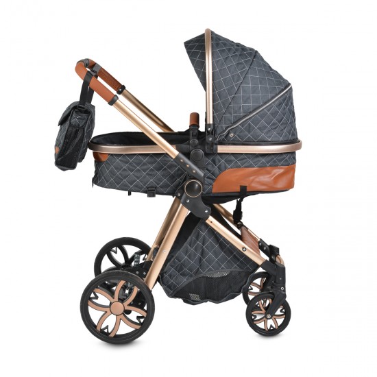 Baby Stroller 3 in 1 Alma Black Baby Stroller 3 in 1 Alma Black