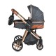 Baby Stroller 3 in 1 Alma Black Baby Stroller 3 in 1 Alma Black