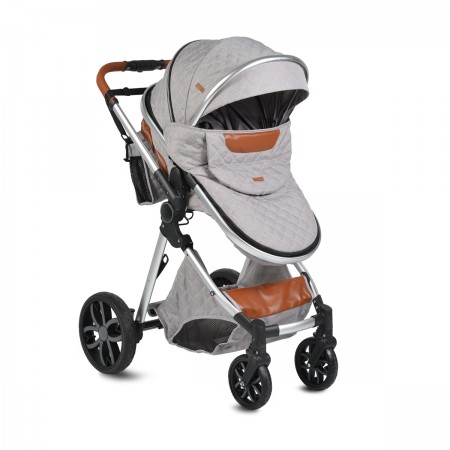 Baby Stroller 2 in 1 Alma Light Grey