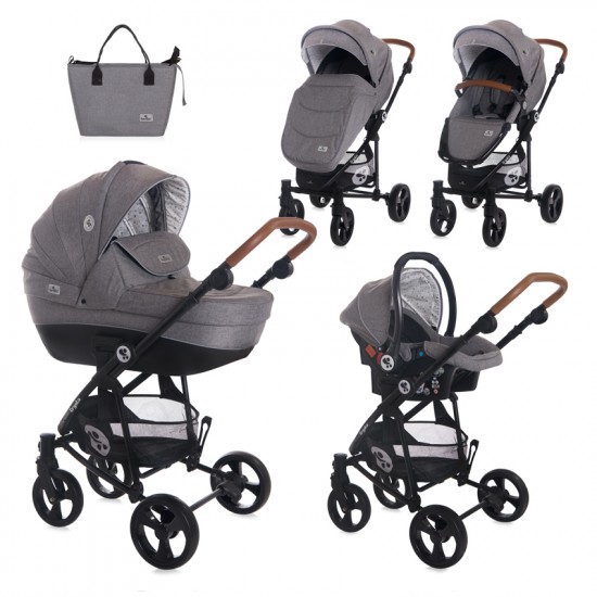 Baby Stroller Crysta 3in1 Cool Grey Baby Stroller Crysta 3in1 Cool Grey
