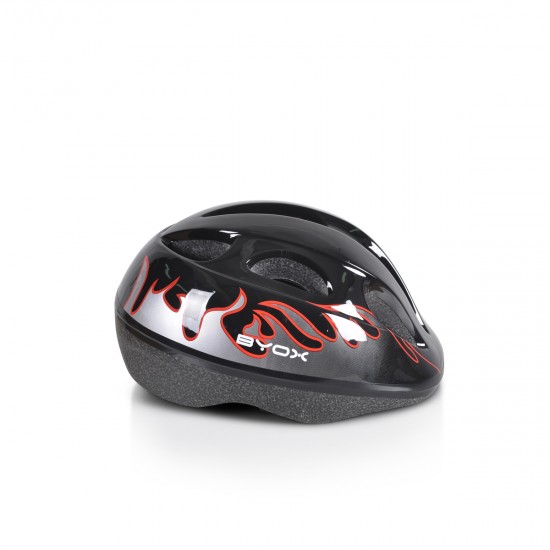 Bicycle Helmet Y03 Black Fire Bicycle Helmet Y03 Black Fire