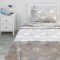 Crib Bed Sheets Set Serly Grey 75x120