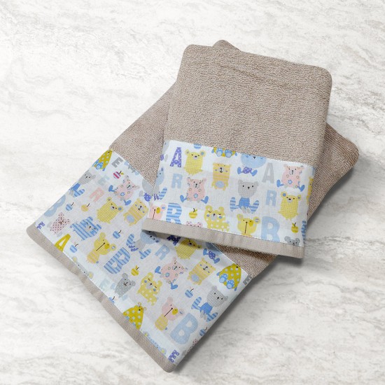 Towel set Rudy Ciel-LGrey 2τεμ. Towel set Rudy Ciel-LGrey 2τεμ.