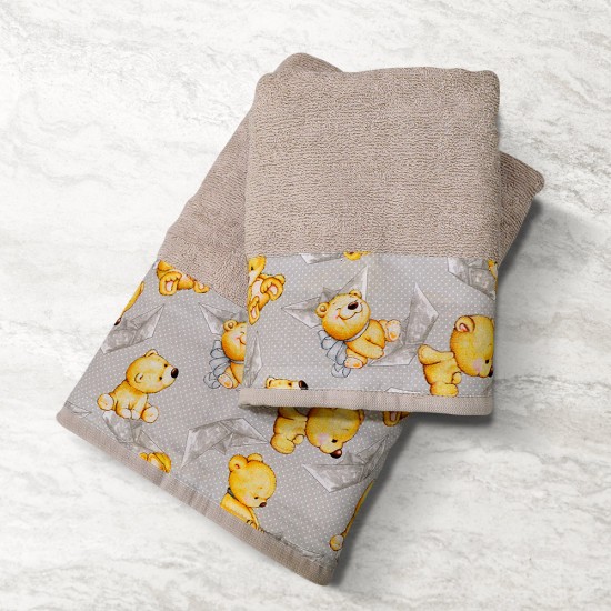Towel set Sailor Bear Grey 2τεμ. Towel set Sailor Bear Grey 2τεμ.