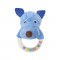 Rattle Ring Dog Blue