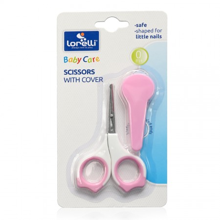 Scissors With Cover Pink