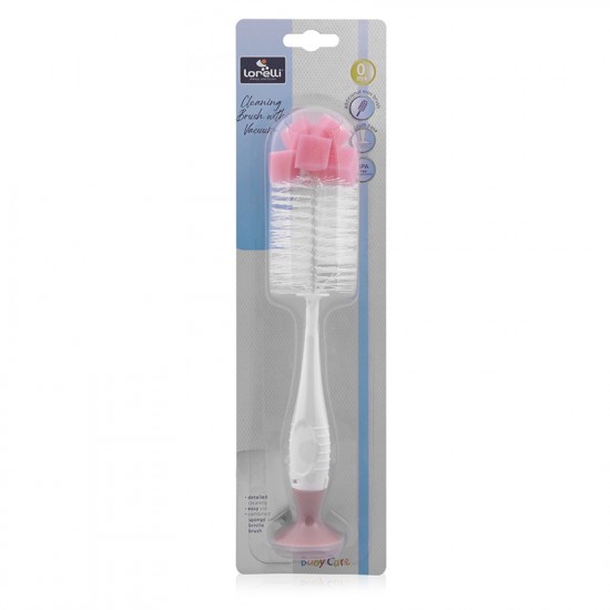 Cleaning Brush With Vacuum B1886 Pink