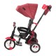 Children Tricycle Moovo Air Red & Βlack Luxe Gift Lights