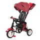 Children Tricycle Moovo Air Red & Βlack Luxe Gift Lights