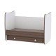 Bed New Dream White / Vintage Grey 60x120 Bed New Dream White / Vintage Grey 60x120